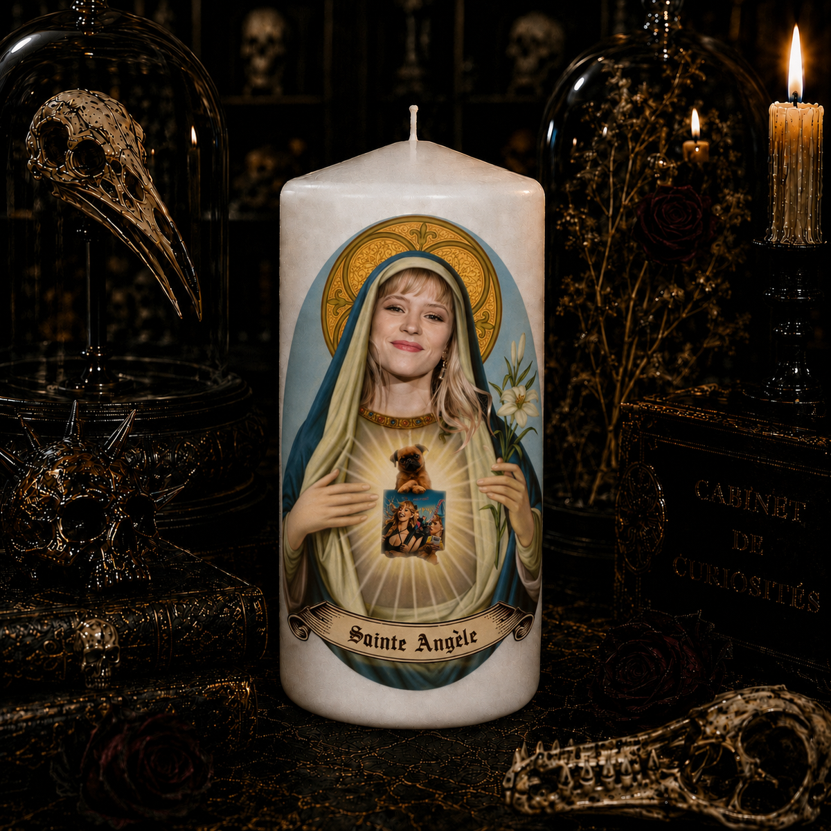 Vela artesanal Saint Alex Terrible