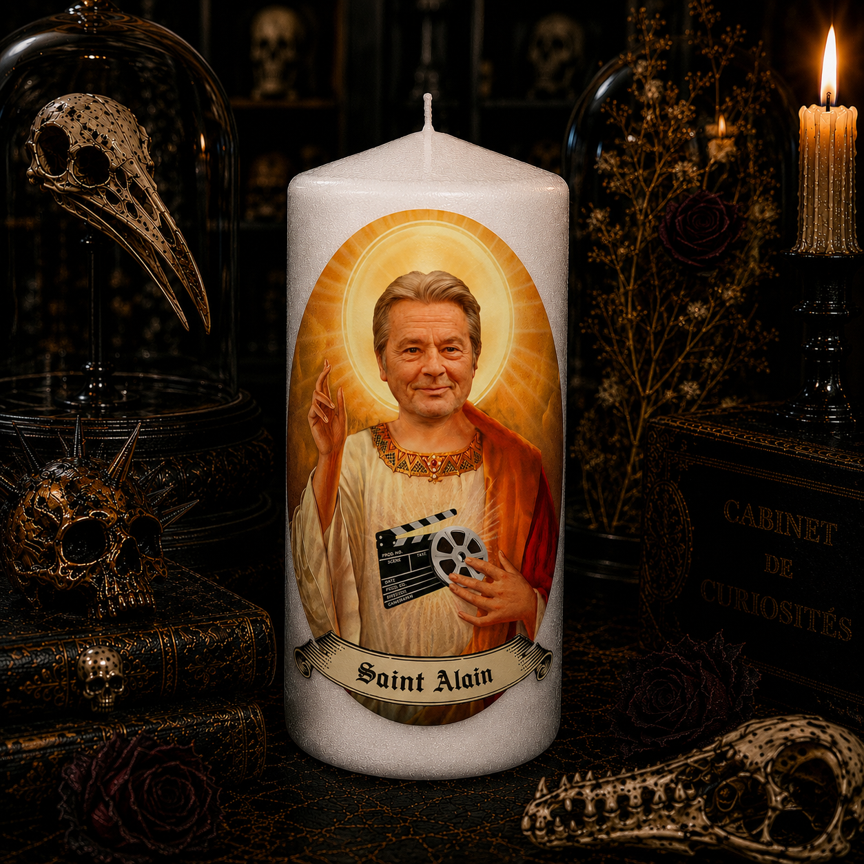 Vela artesanal Saint Alex Terrible