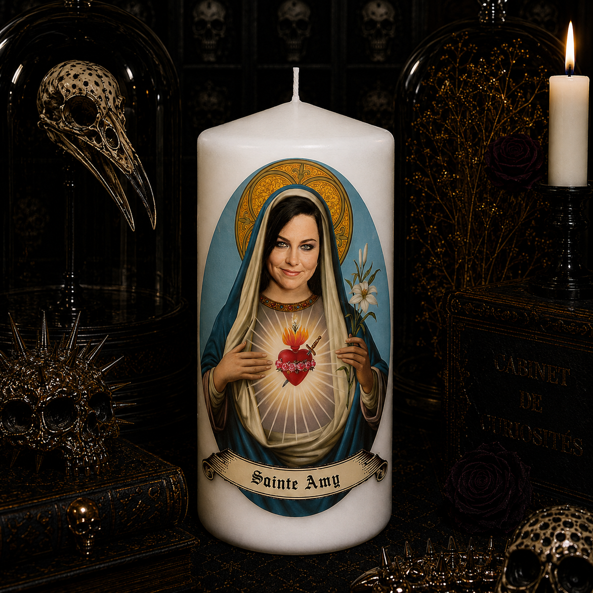 Handcrafted candle Saint Amy Lee