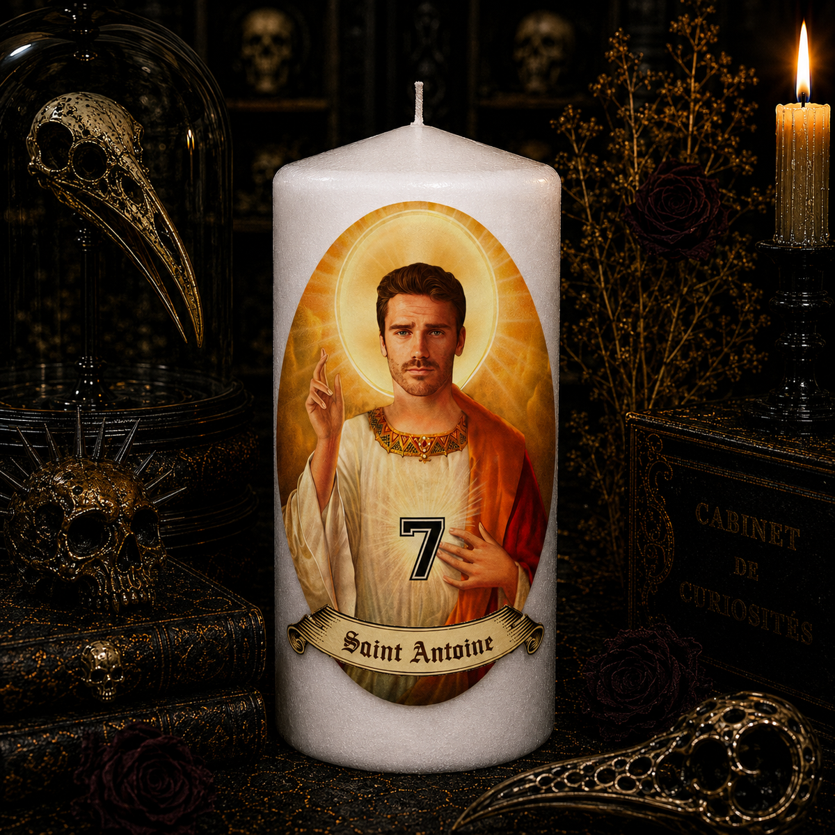 Bougie artisanale Saint Antoine Griezmann
