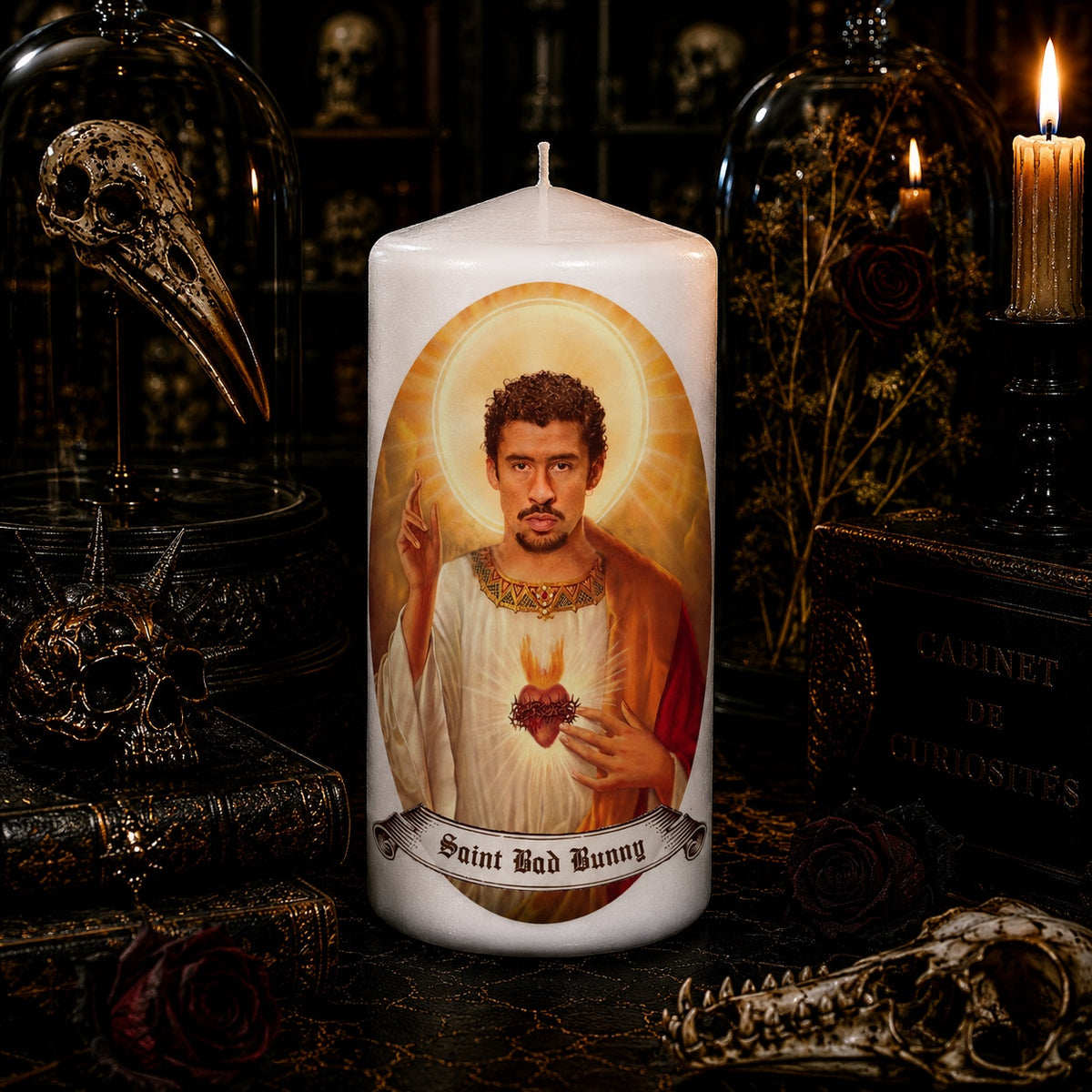 Bougie artisanale Saint Bad Bunny