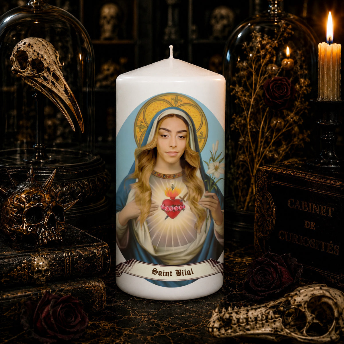 Bougie artisanale Saint Bilal Hassani