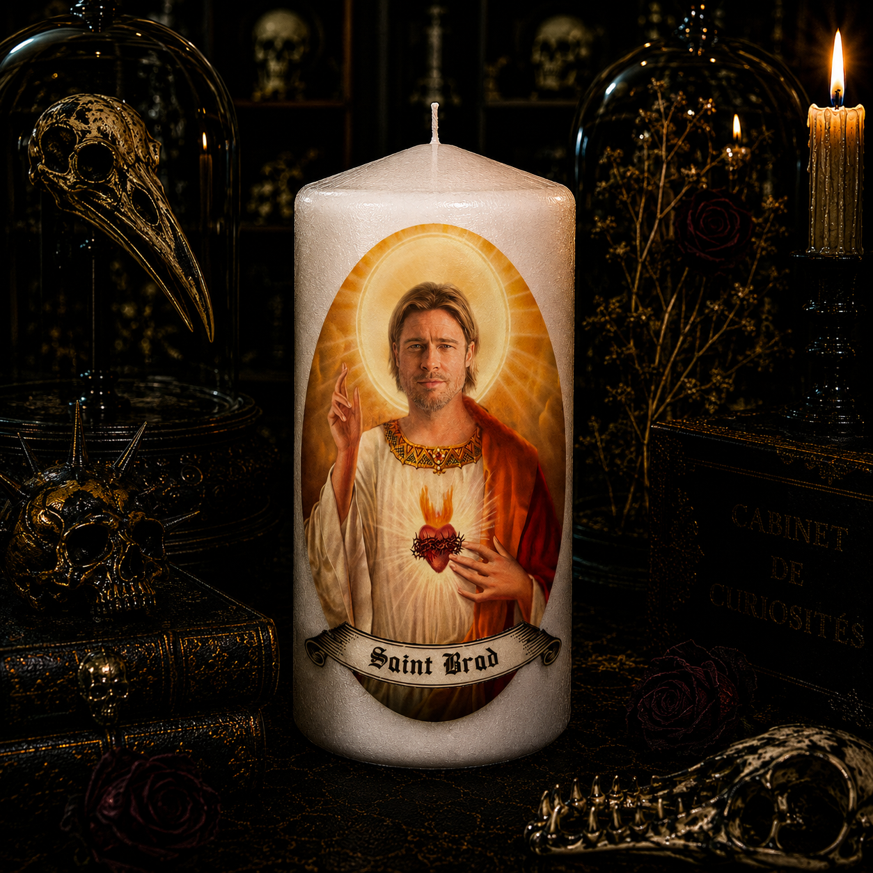Vela artesanal Saint Alex Terrible