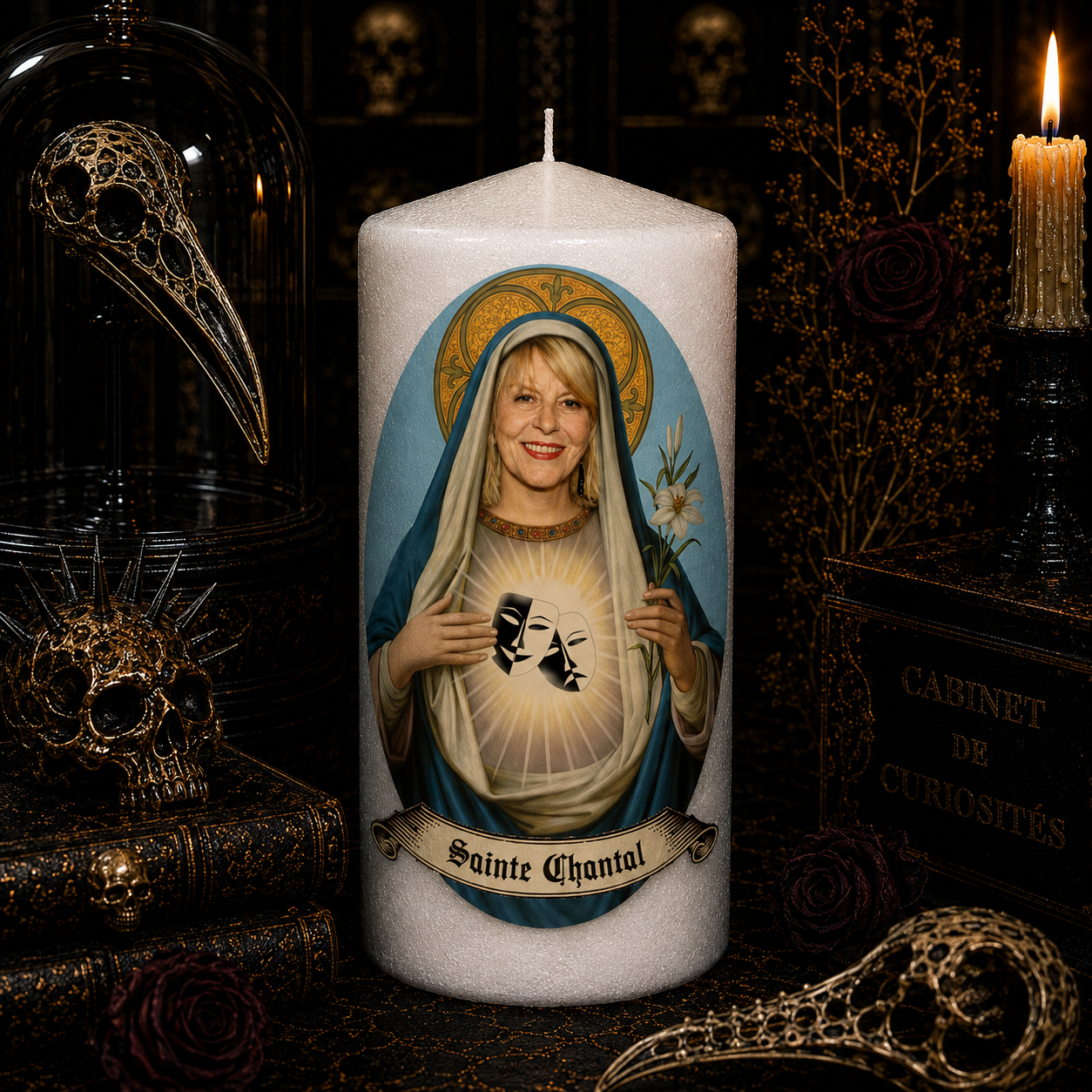 Vela artesanal Saint Alex Terrible
