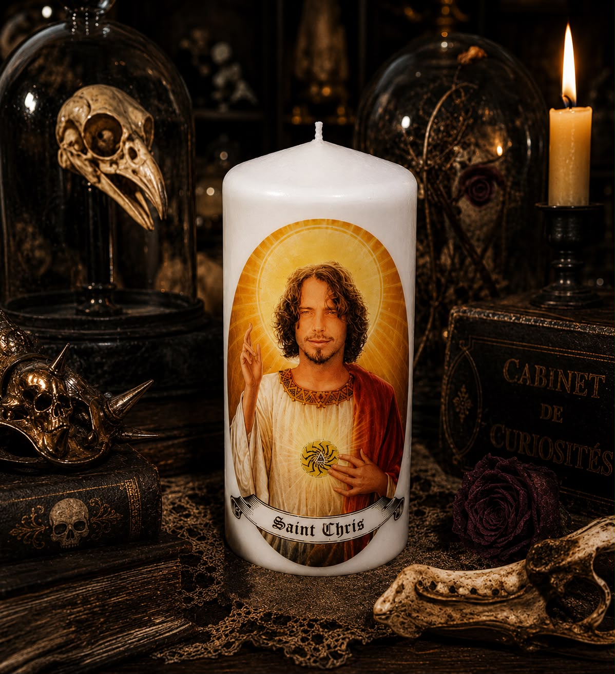 Vela artesanal Saint Chris Cornell