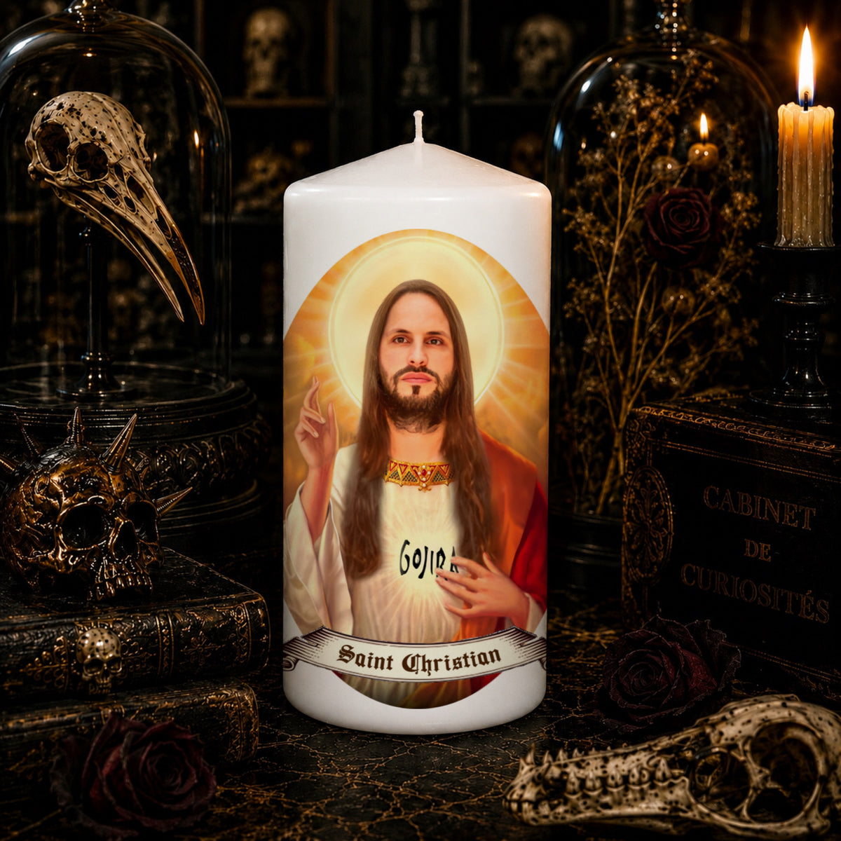 Bougie artisanale Saint Christian Andreu