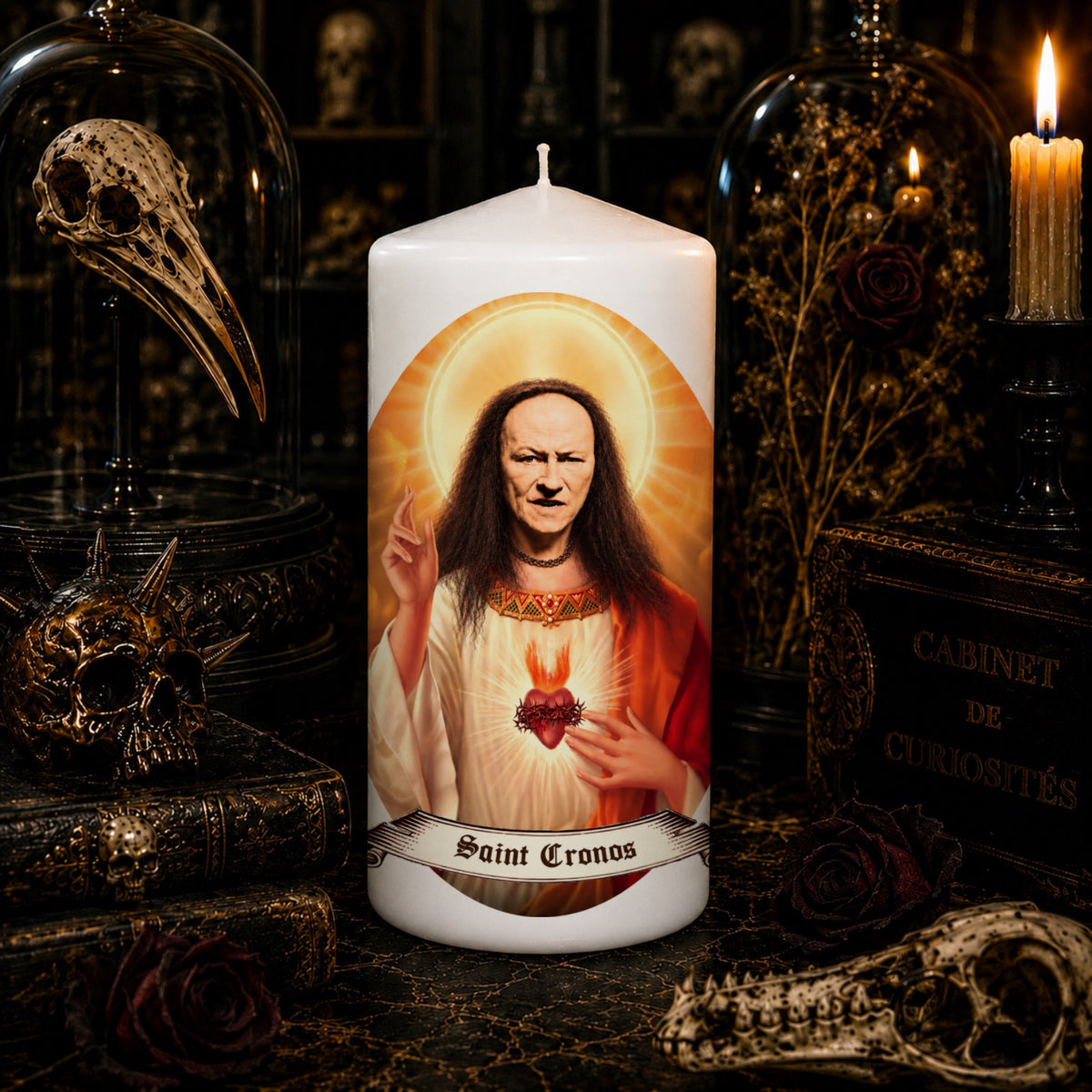 Bougie artisanale Saint Cronos