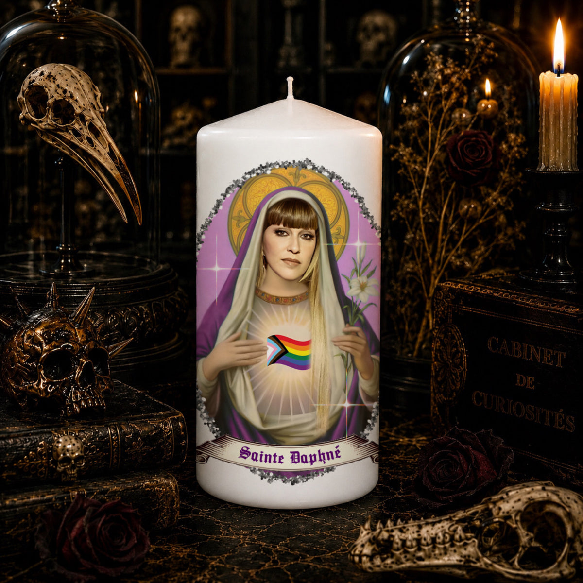 Vela artesanal Saint Alex Terrible