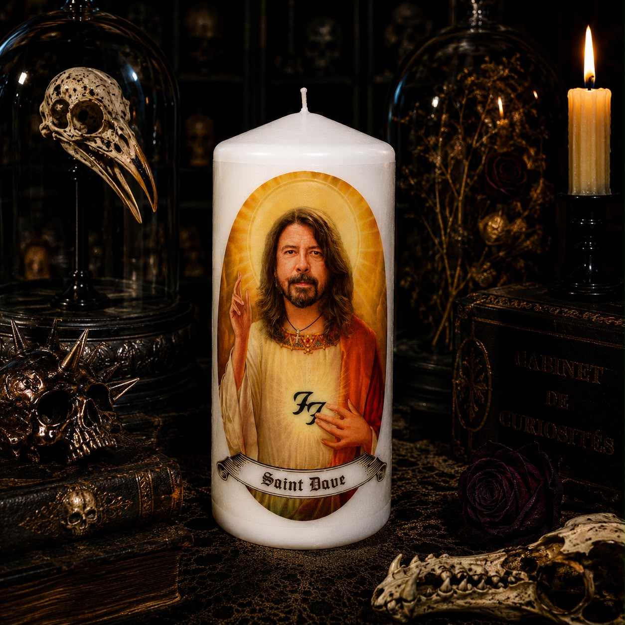 Handmade Saint Dave Grohl Candle