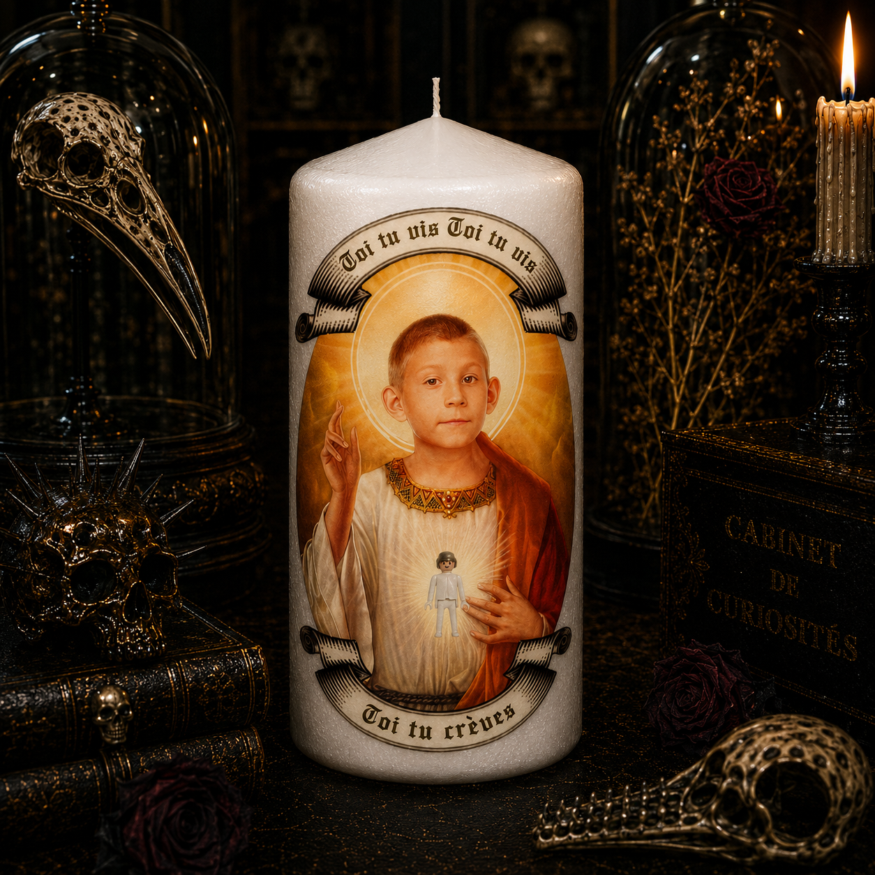 Vela artesanal Saint Alex Terrible