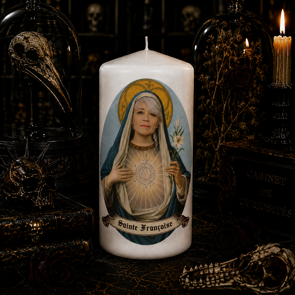Vela artesanal Saint Alex Terrible