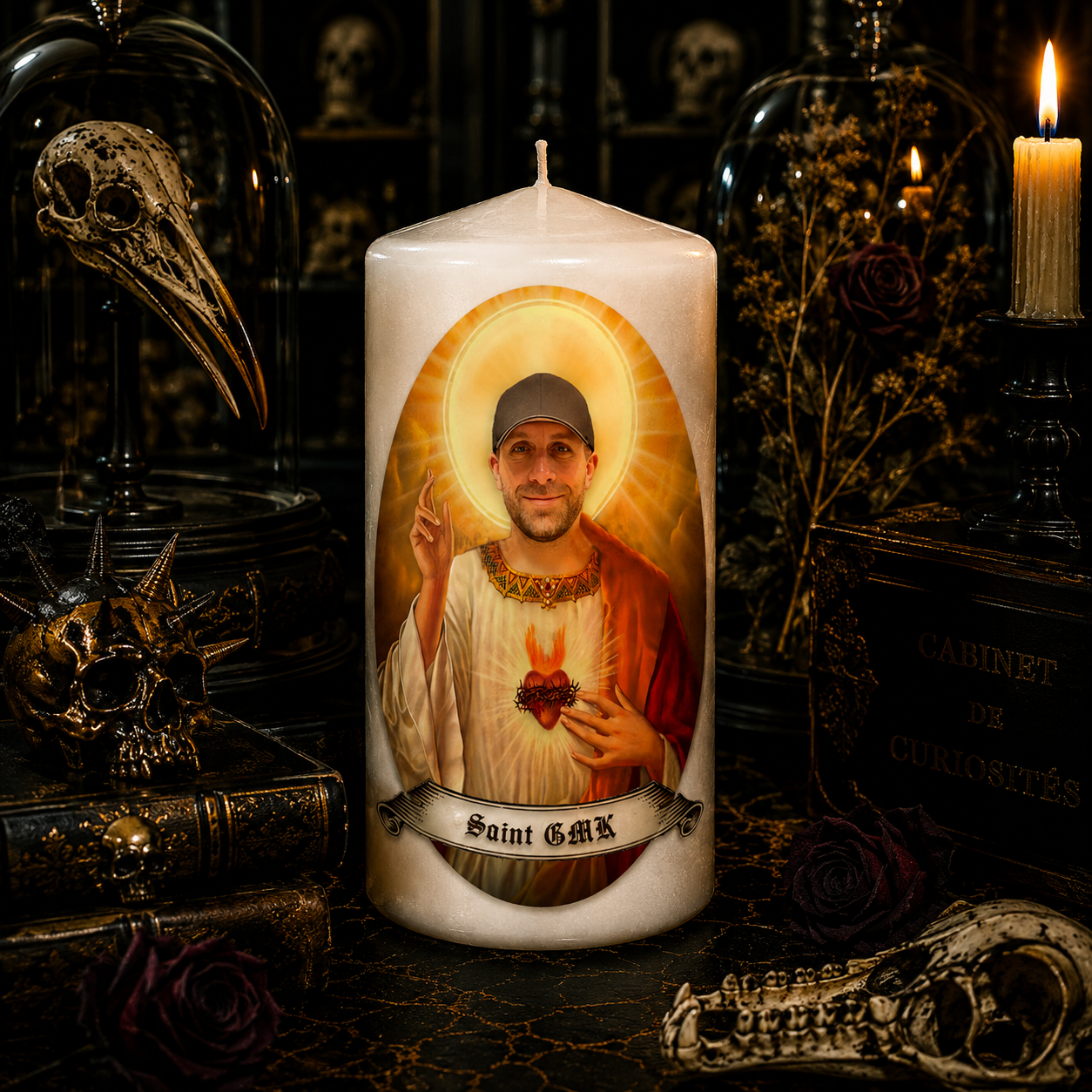 Vela artesanal Saint Alex Terrible