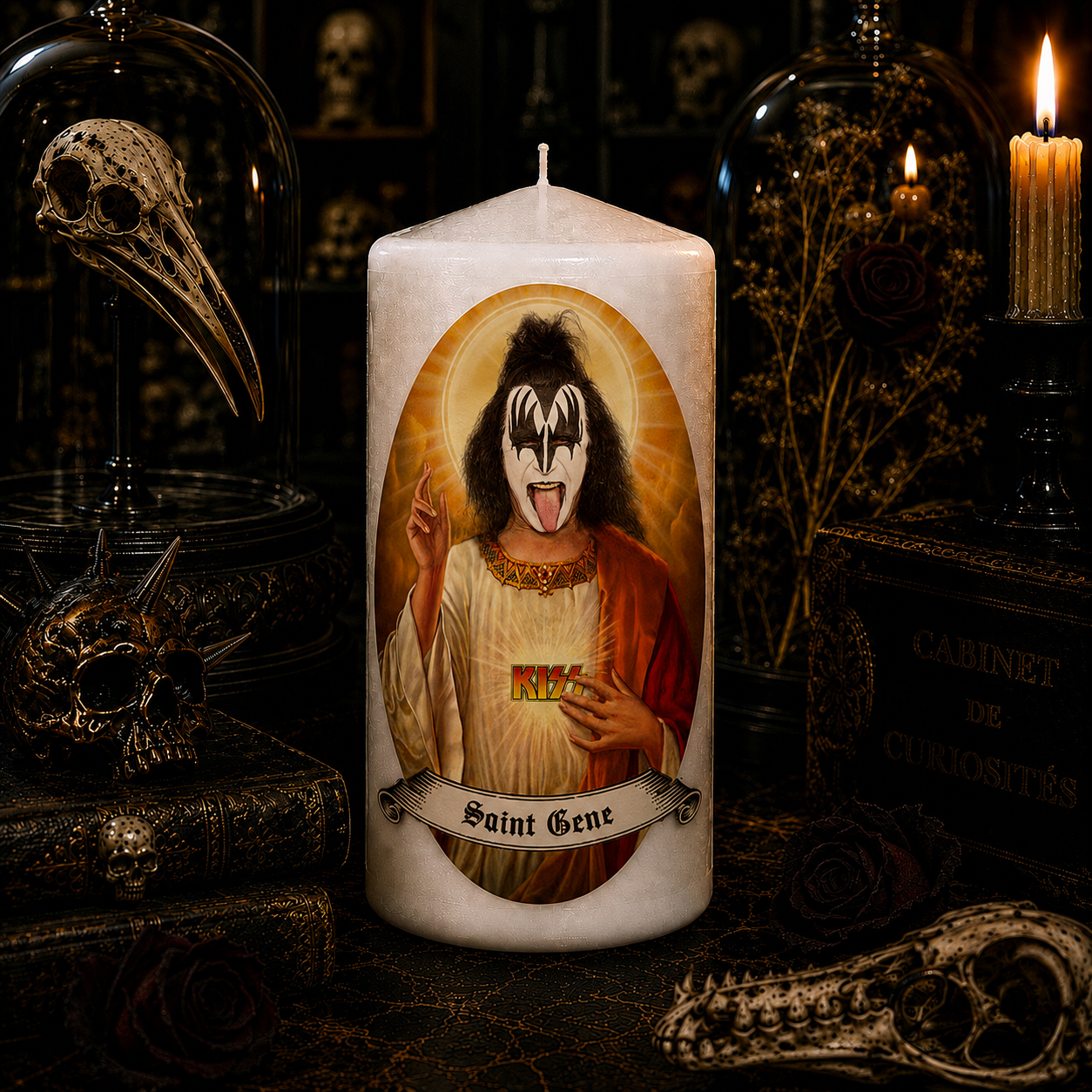 Bougie artisanale Saint Gene Simmons