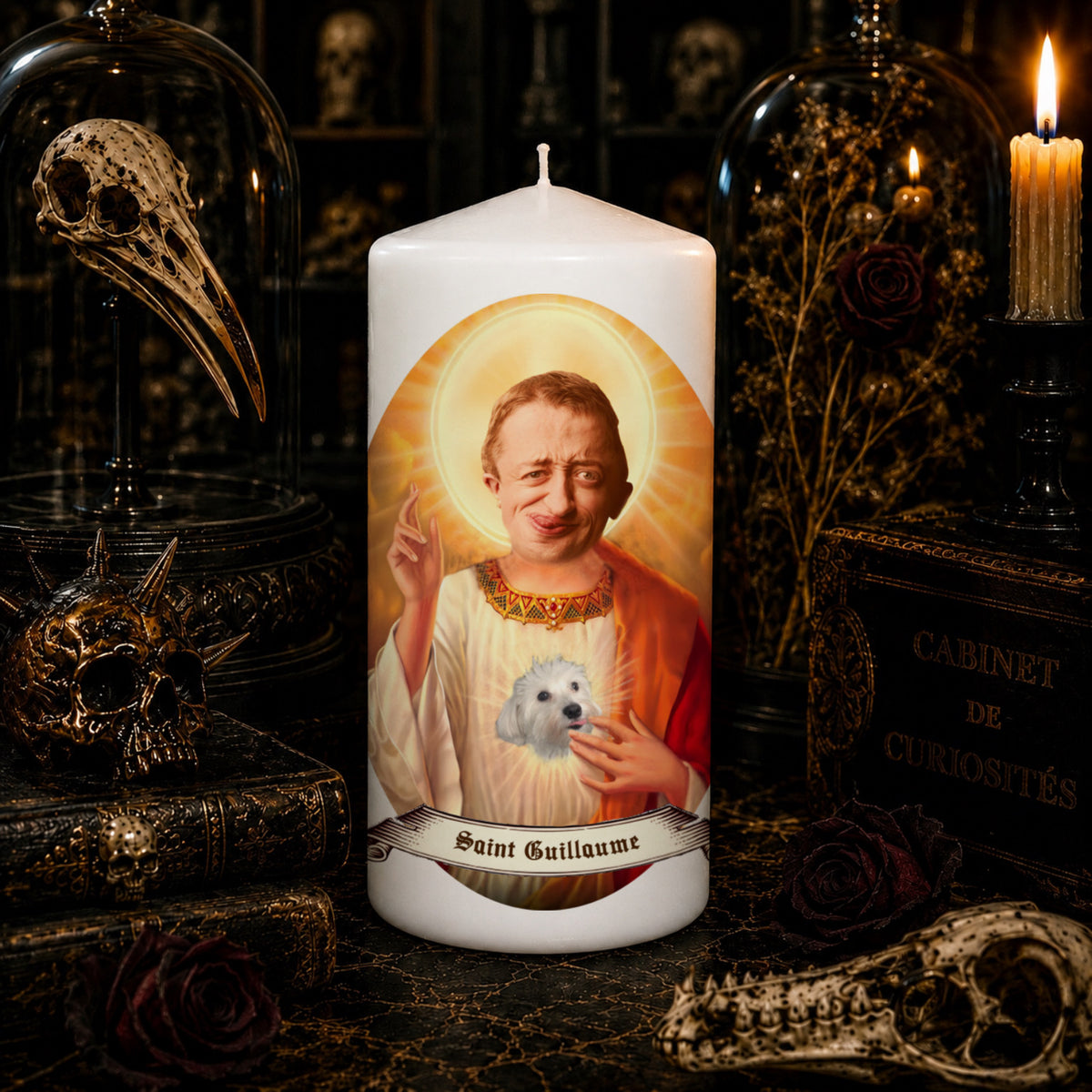 Bougie artisanale Saint Guillaume Bats