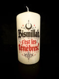 Bougie artisanale Bismillah