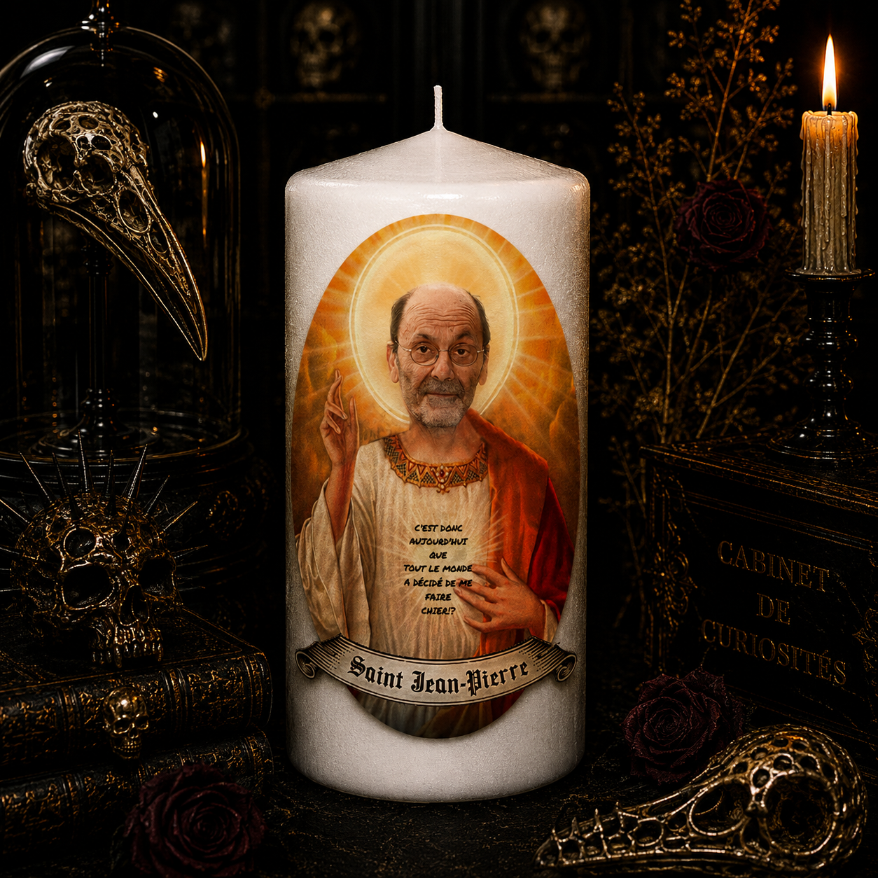 Vela artesanal Saint Alex Terrible