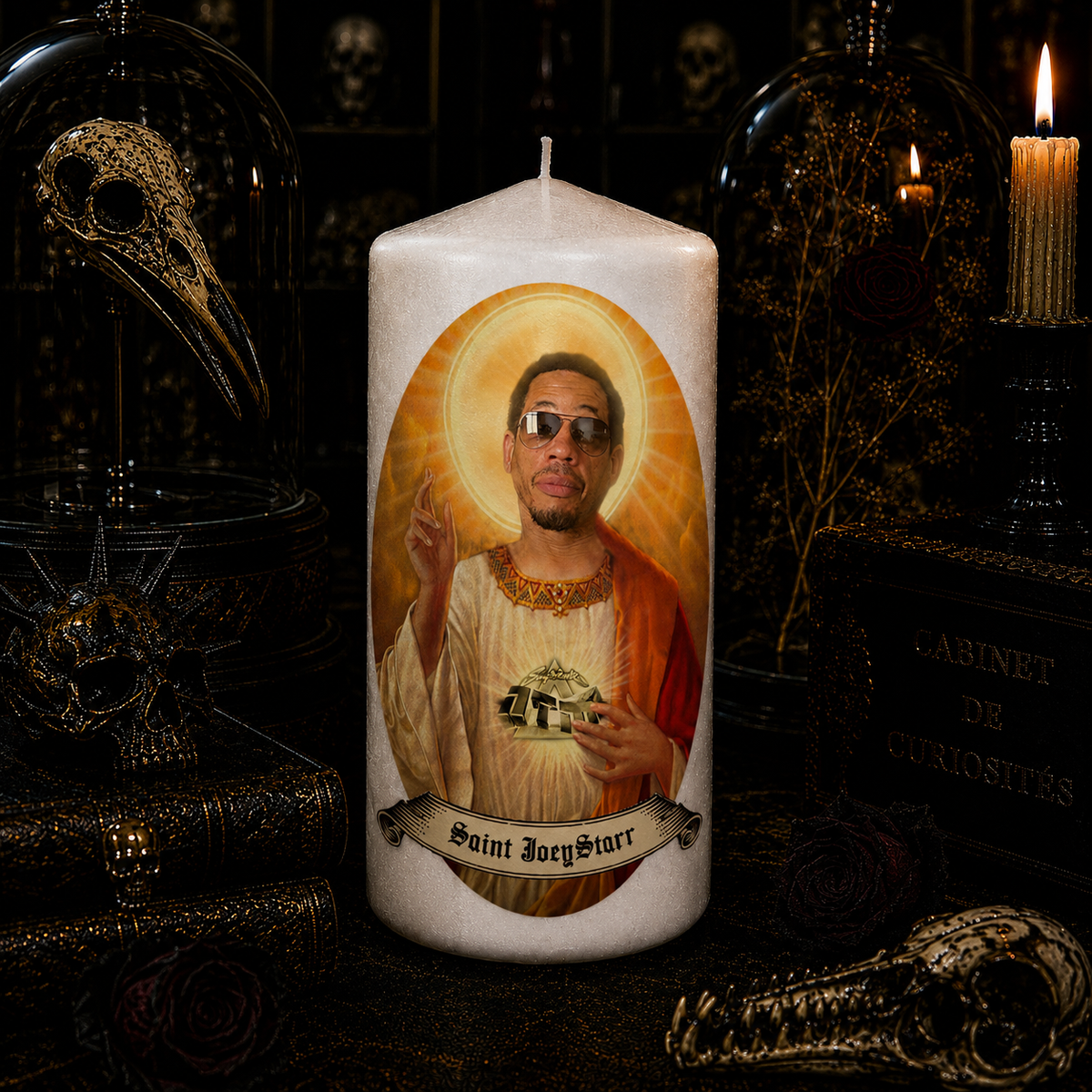 Bougie artisanale Saint Joey Starr