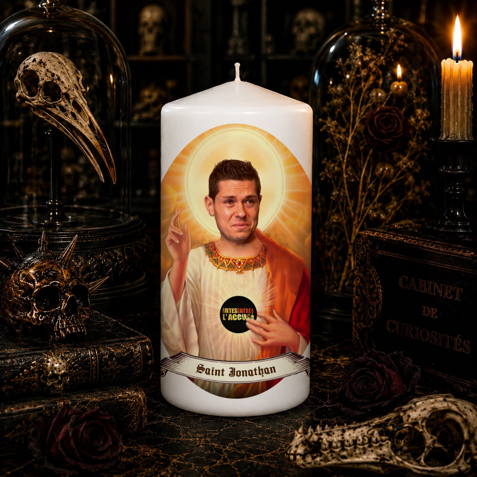 Vela artesanal Saint Alex Terrible