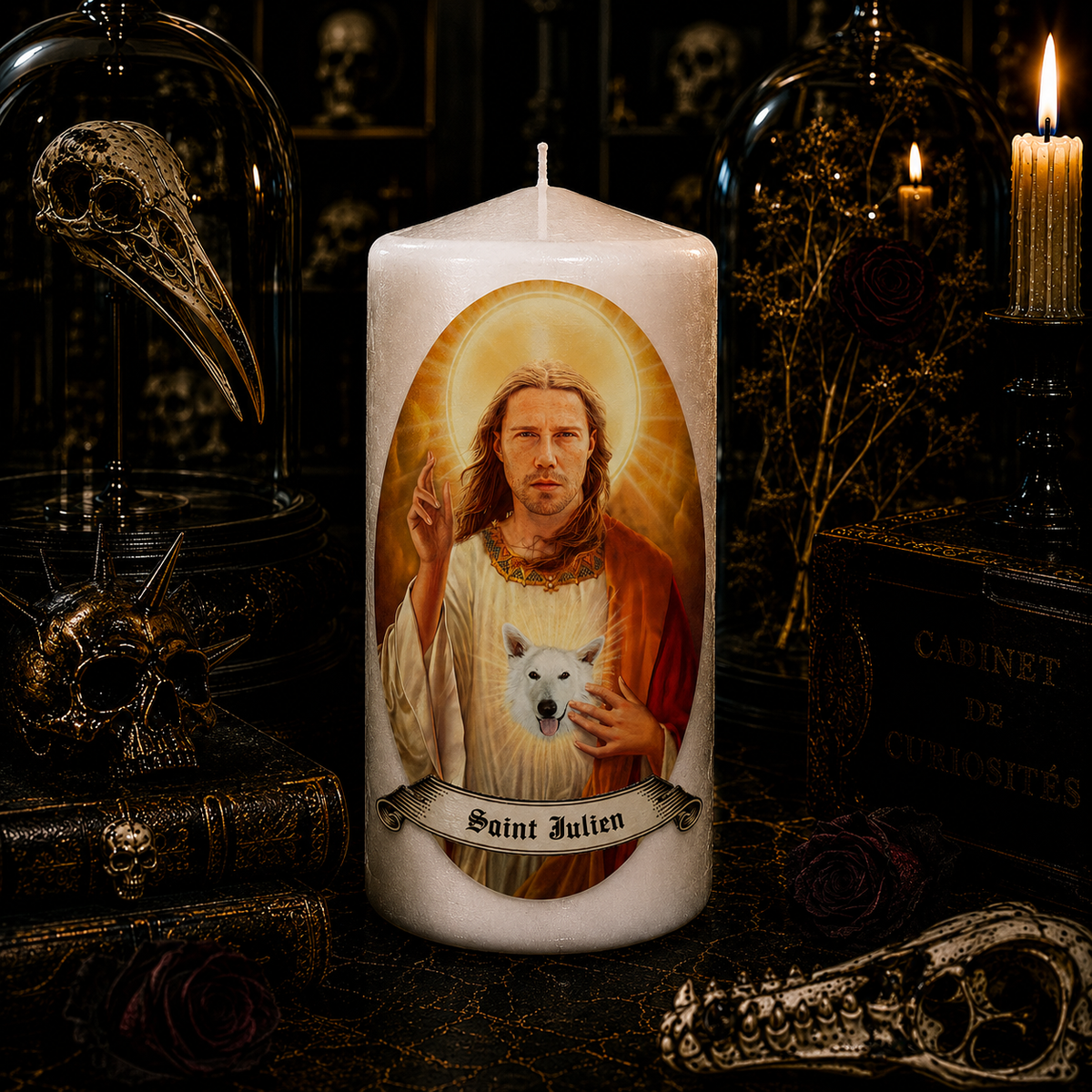 Vela artesanal Saint Alex Terrible