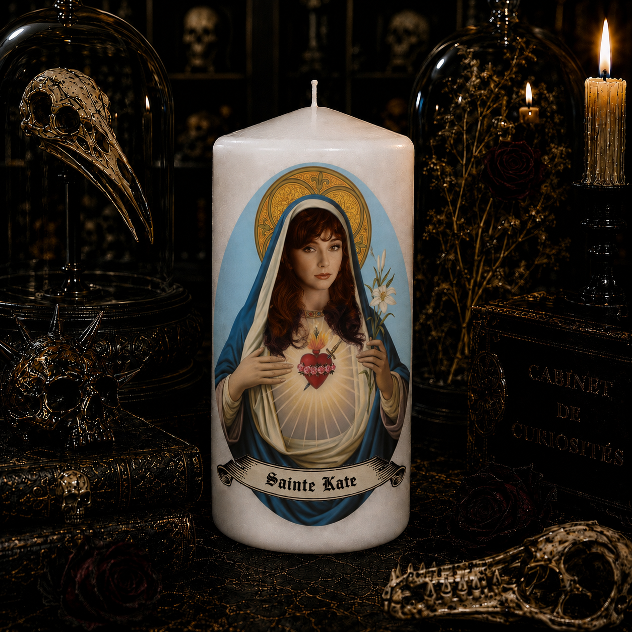 Bougie artisanale Sainte Kate Bush