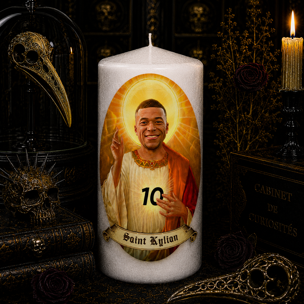 Bougie artisanale Saint Kylian Mbappé