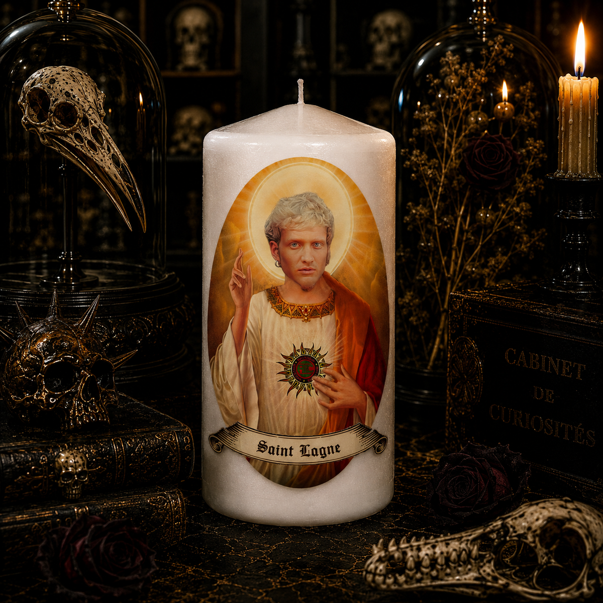 Vela artesanal Saint Alex Terrible
