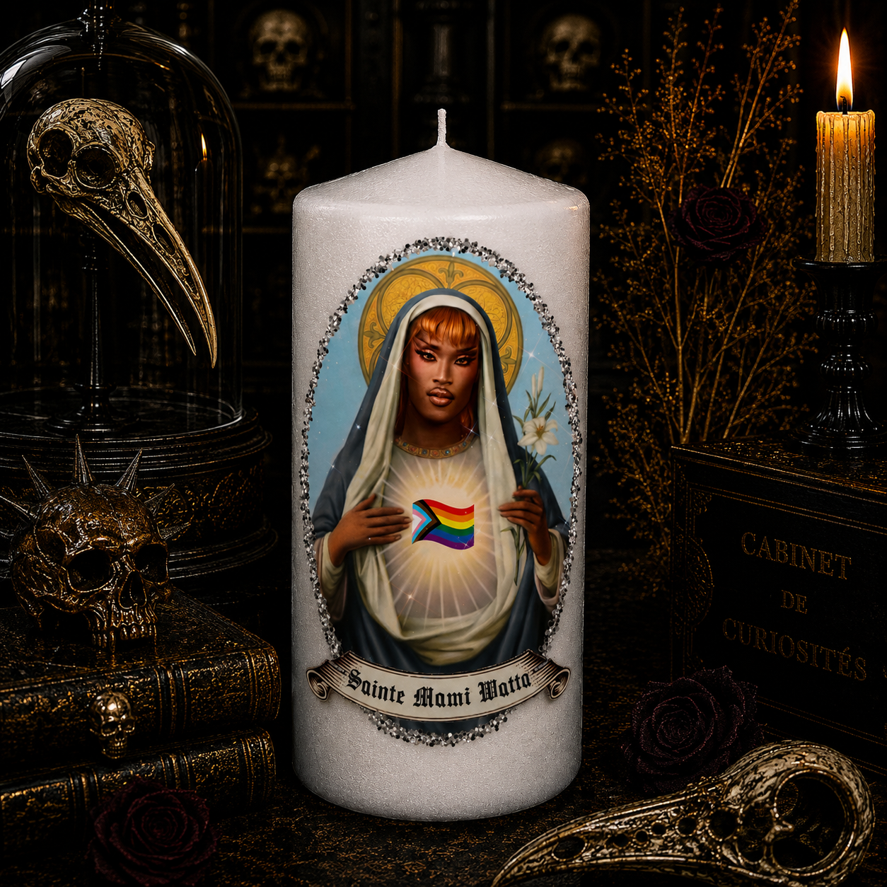 Vela artesanal Saint Alex Terrible