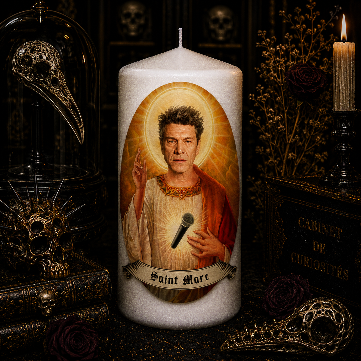 Vela artesanal Saint Alex Terrible