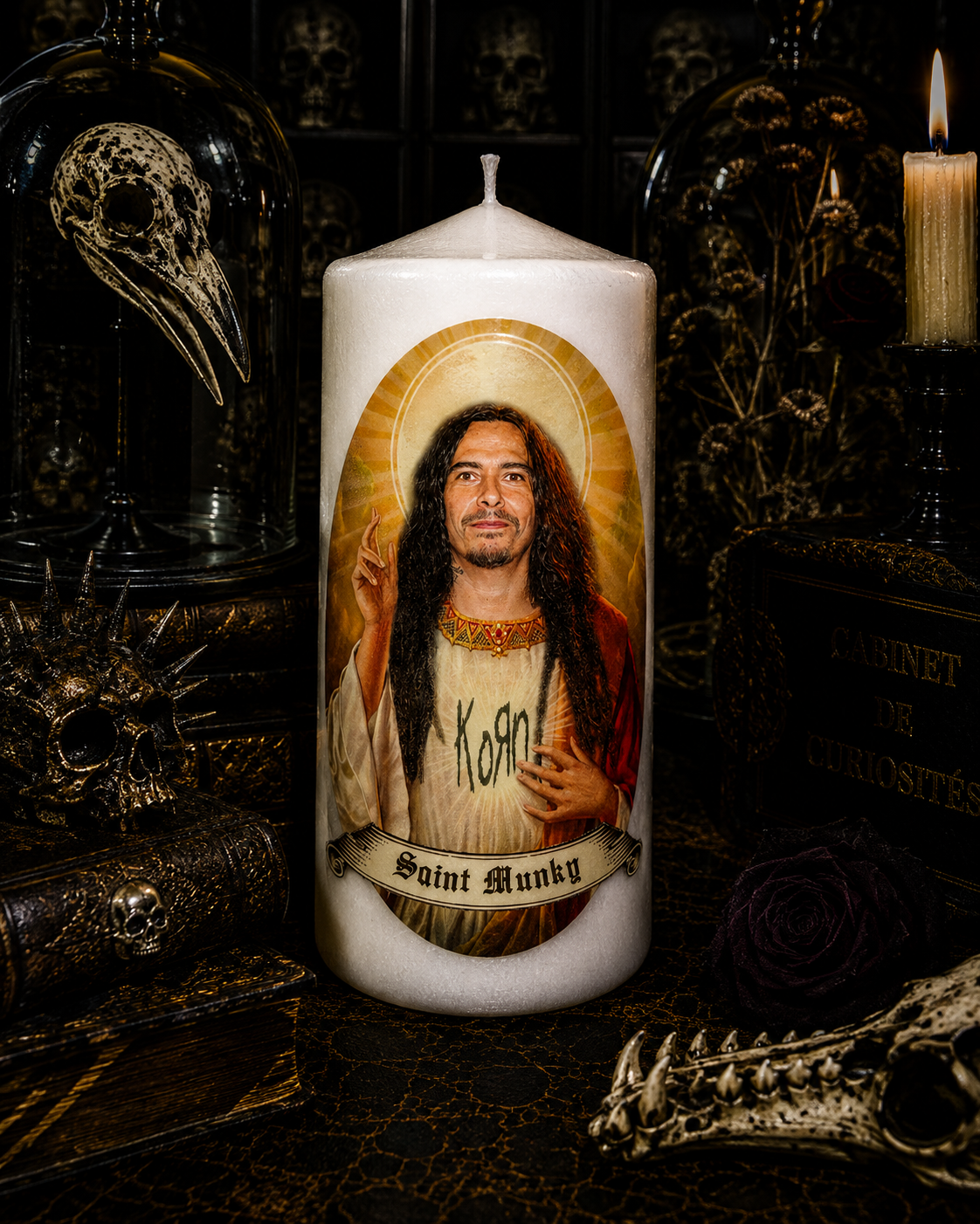 Saint Munky Handcrafted Candle
