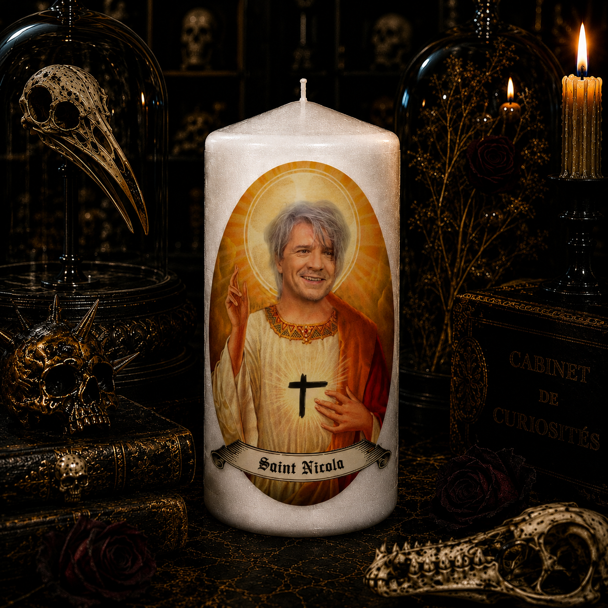 Vela artesanal Saint Alex Terrible