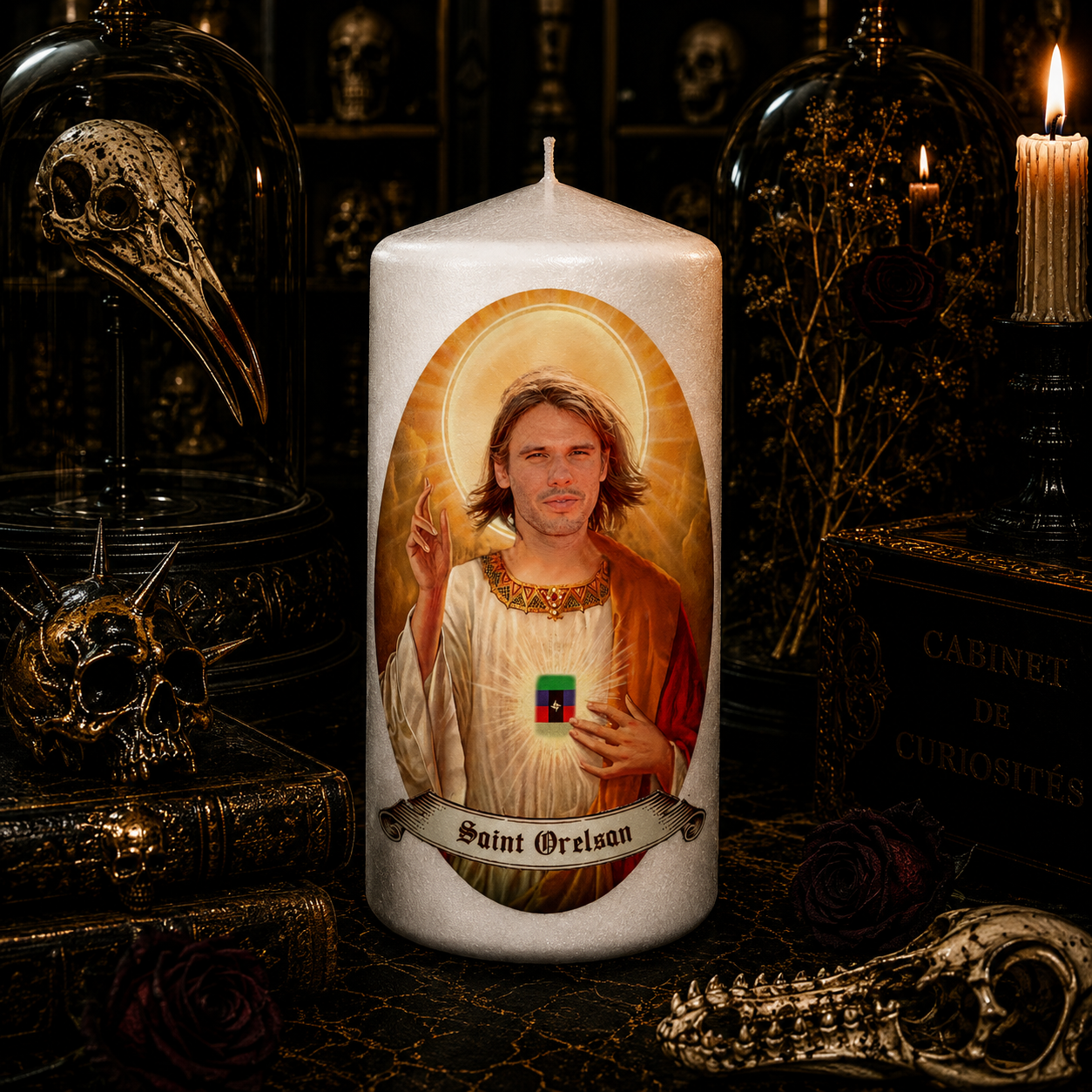 Vela artesanal Saint Alex Terrible