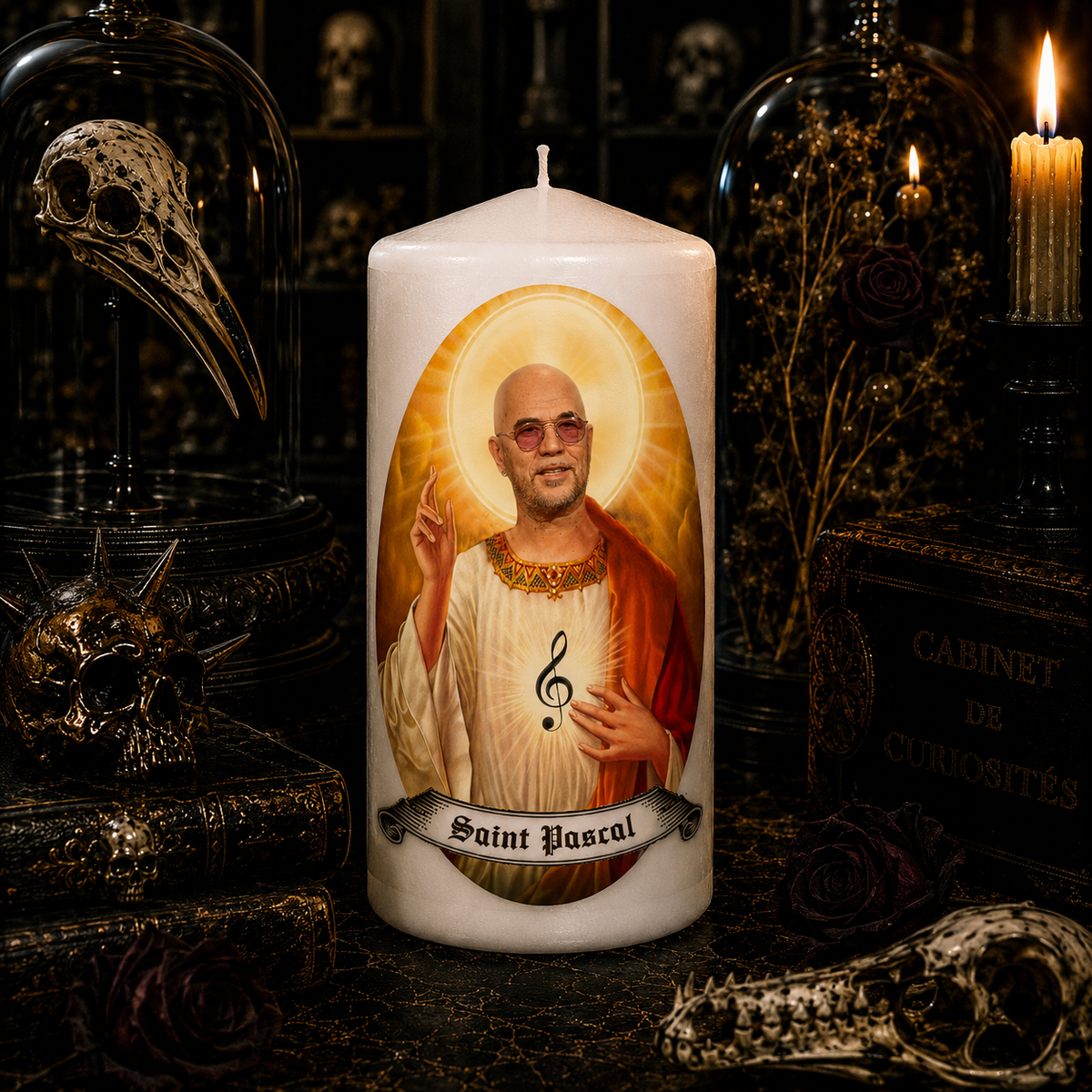 Vela artesanal Saint Alex Terrible