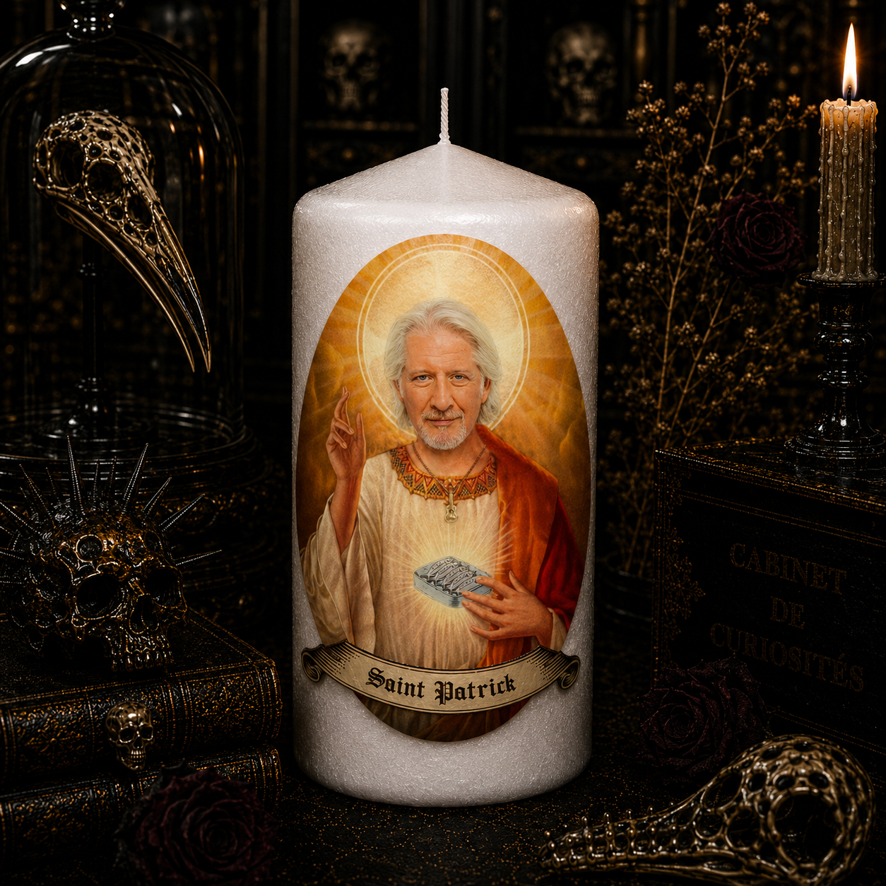 Vela artesanal Saint Alex Terrible