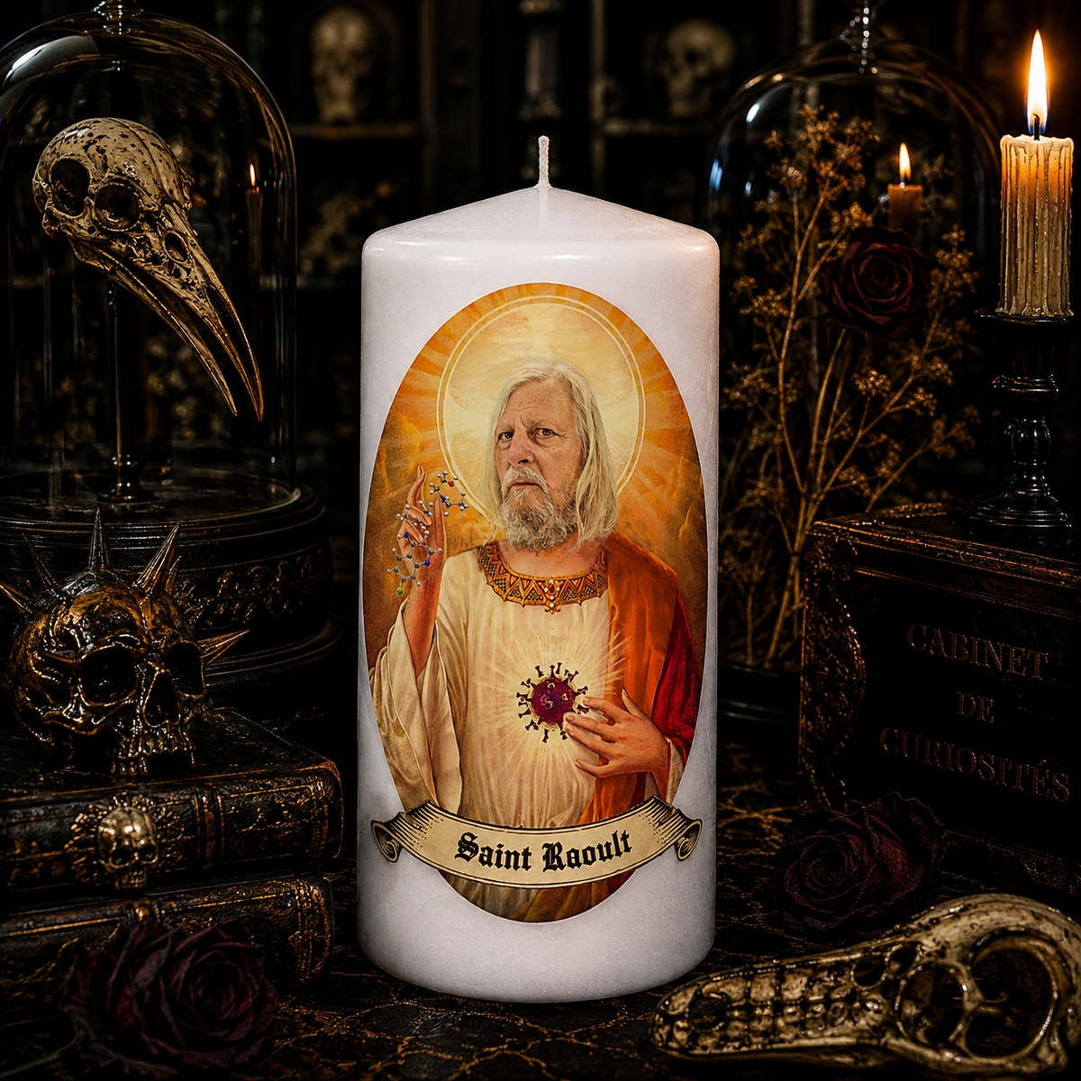 Bougie artisanale Saint Didier Raoult