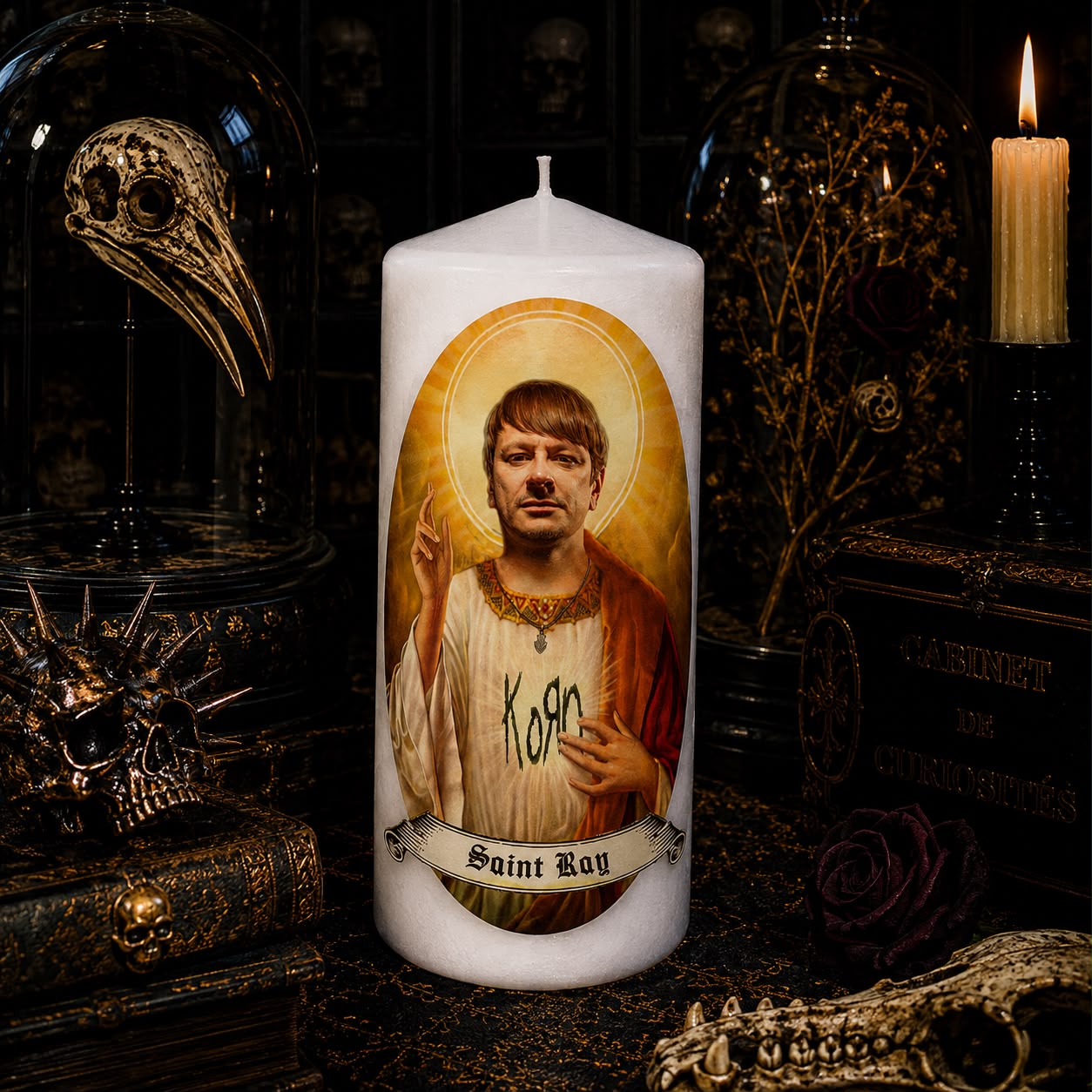 Handmade candle Saint Ray Luzier