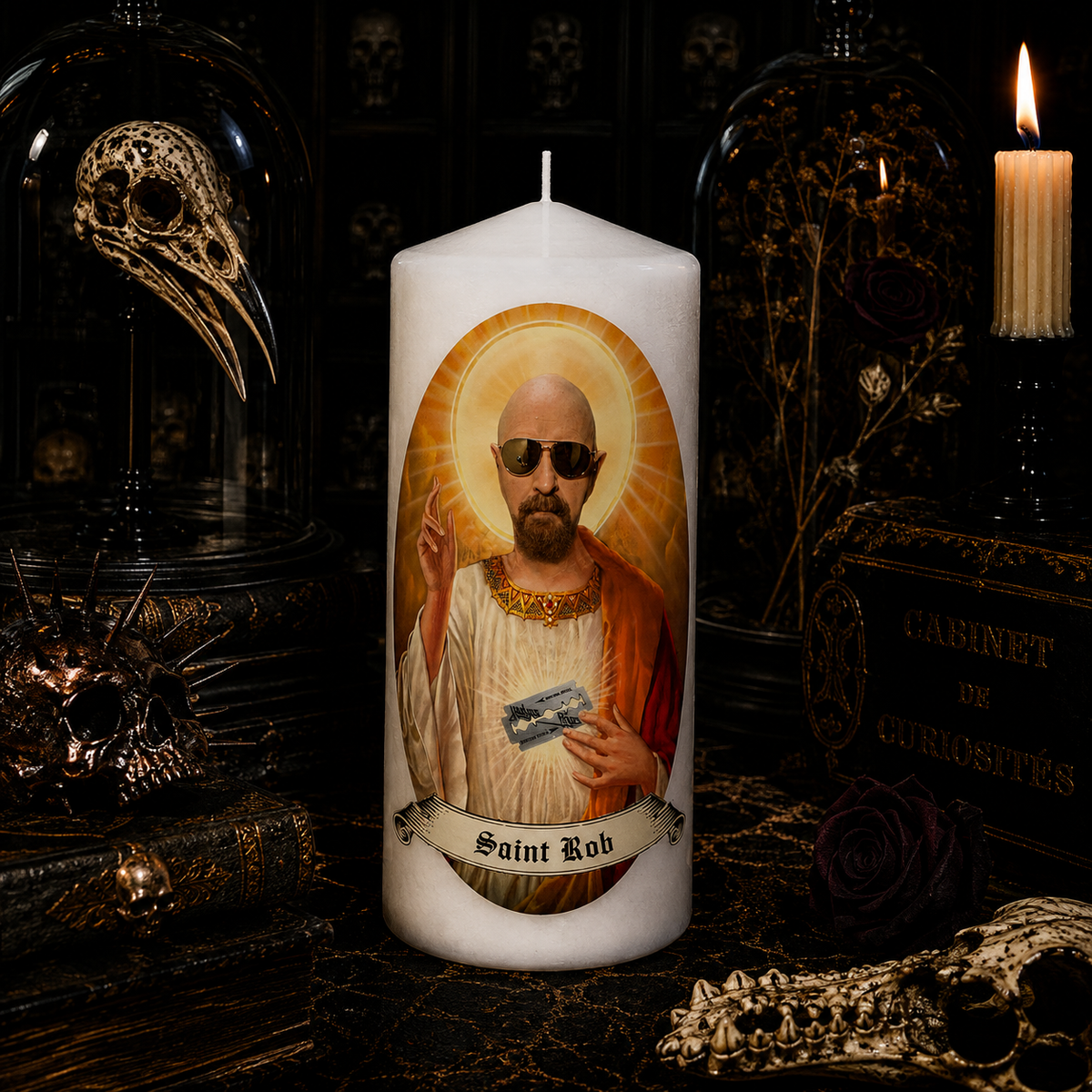 Vela artesanal San Rob Halford