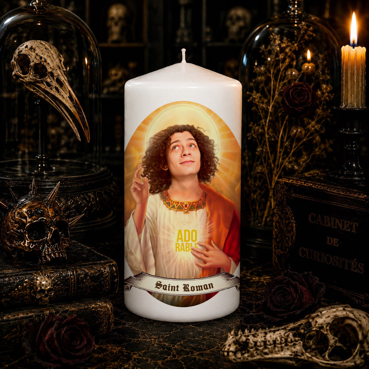 Bougie artisanale Saint Roman Doduik