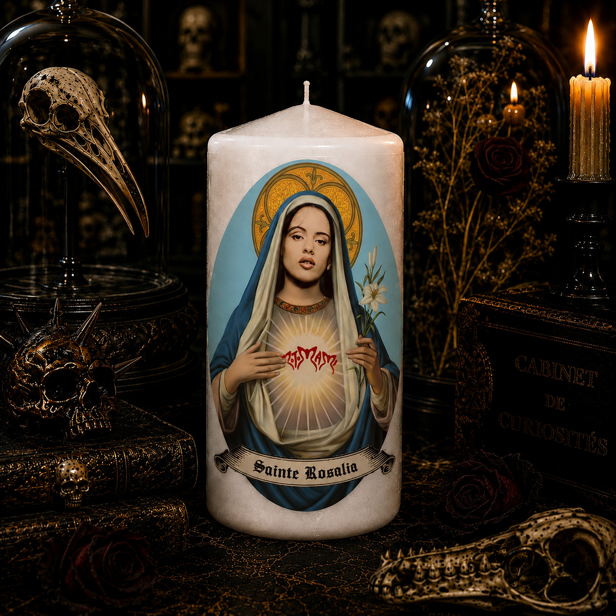 Vela artesanal Saint Alex Terrible