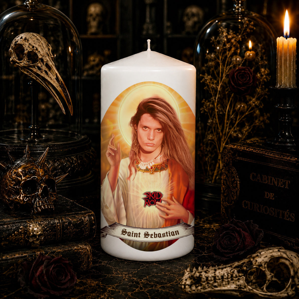 Bougie artisanale Saint Sebastian Bach