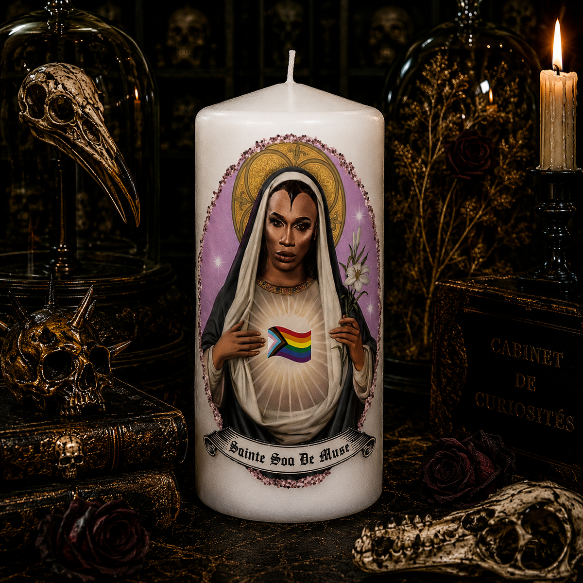 Vela artesanal Saint Alex Terrible