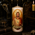 Saint Taylor Hawkins handcrafted candle