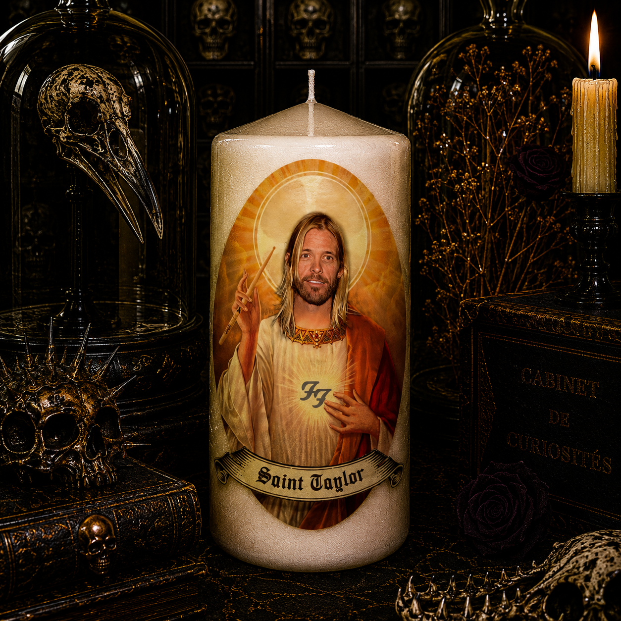 Vela artesanal Saint Taylor Hawkins