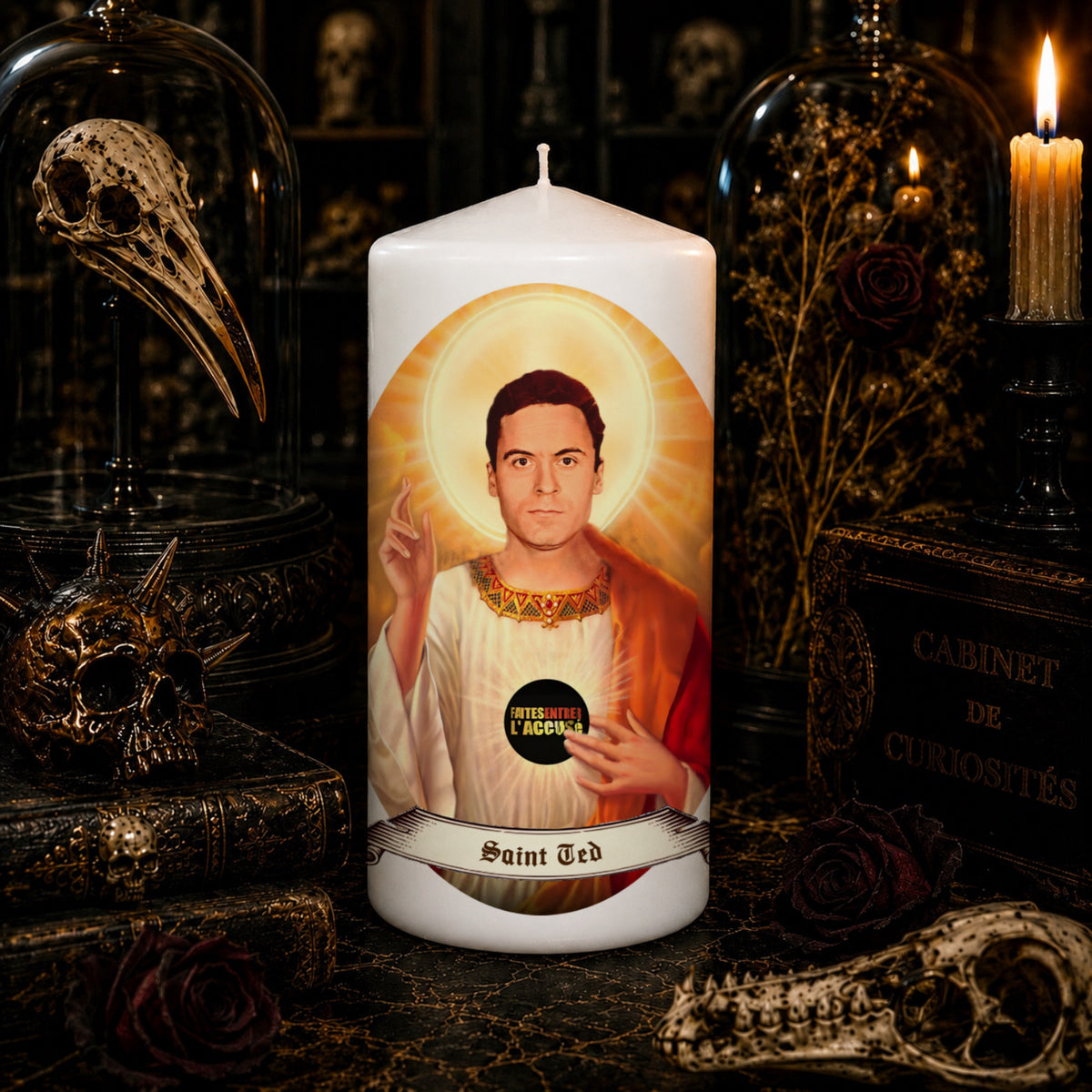 Vela artesanal Saint Alex Terrible