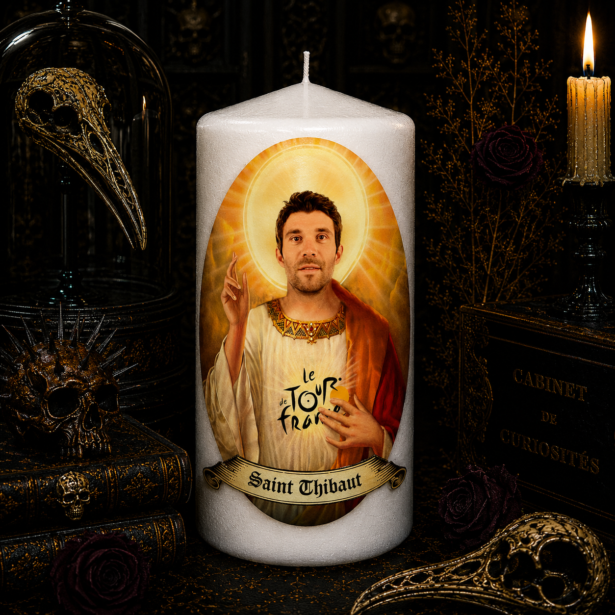 Bougie artisanale Saint Thibaut Pinot