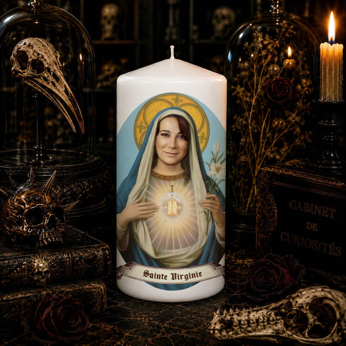 Vela artesanal Saint Alex Terrible