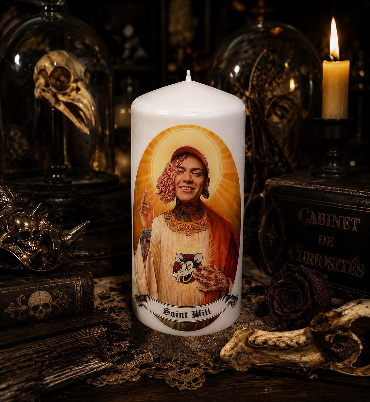 Vela artesanal Saint Will Ramos