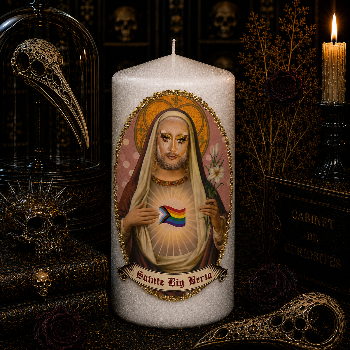 Vela artesanal Saint Alex Terrible