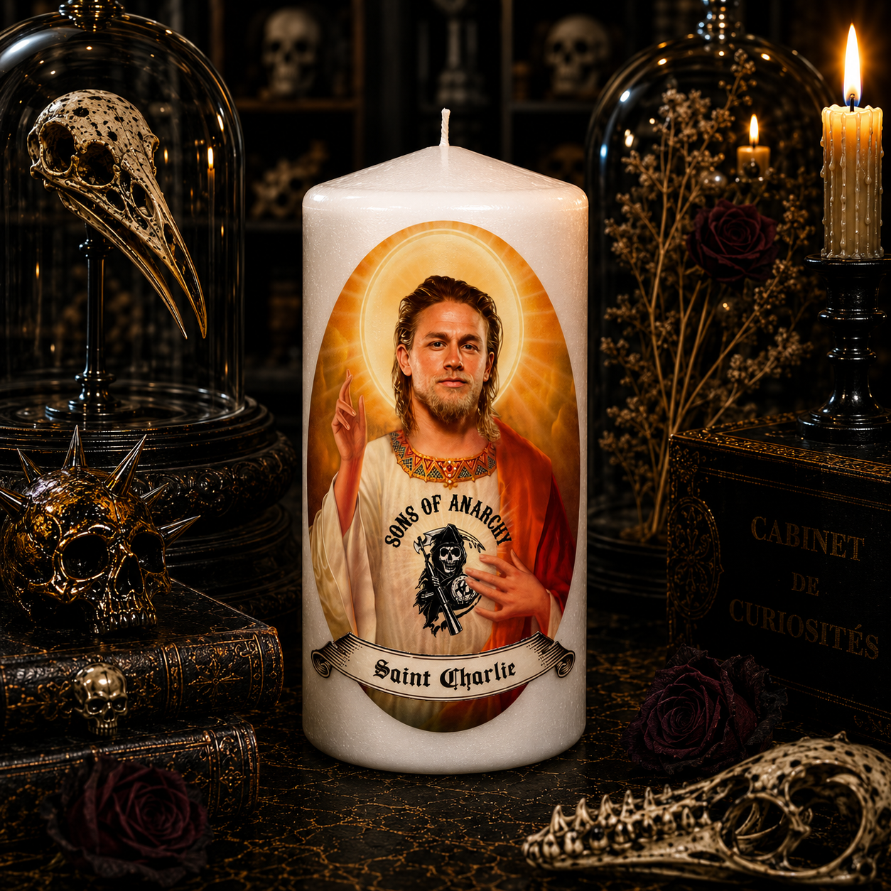 Vela artesanal Saint Alex Terrible
