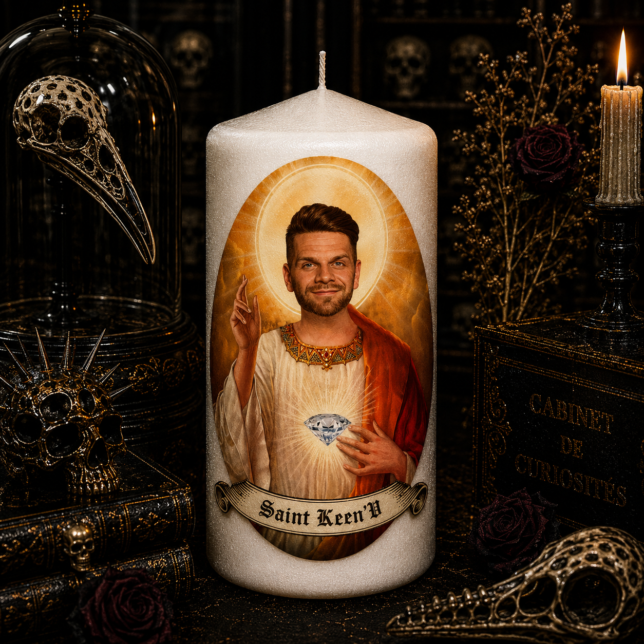 Vela artesanal Saint Alex Terrible