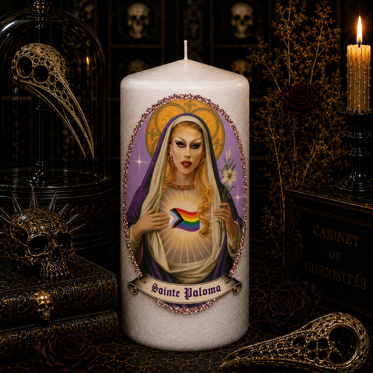 Vela artesanal Saint Alex Terrible